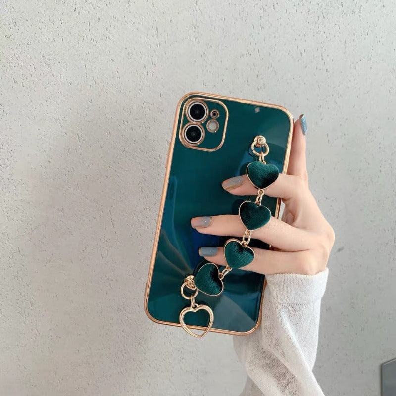Stylish Love Bracelet Phone Case for iPhone – Wristband Electroplating Design – Multiple Colors & Models
