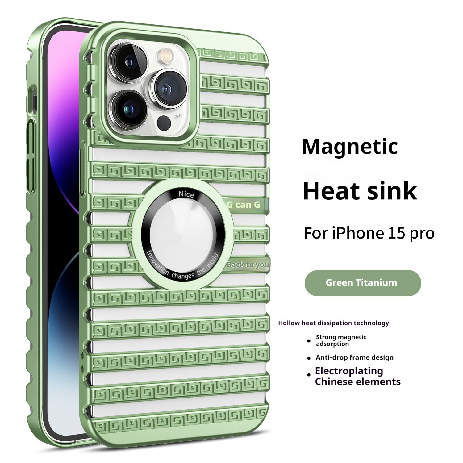 Magnetic Phone Case for iPhone – Heat Dissipation, Shockproof & Stylish Electroplating Design