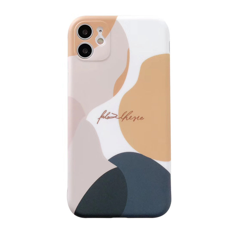 Stylish Contrasting Soft Silicone Phone Case for iPhone – Slim, Protective & Trendy