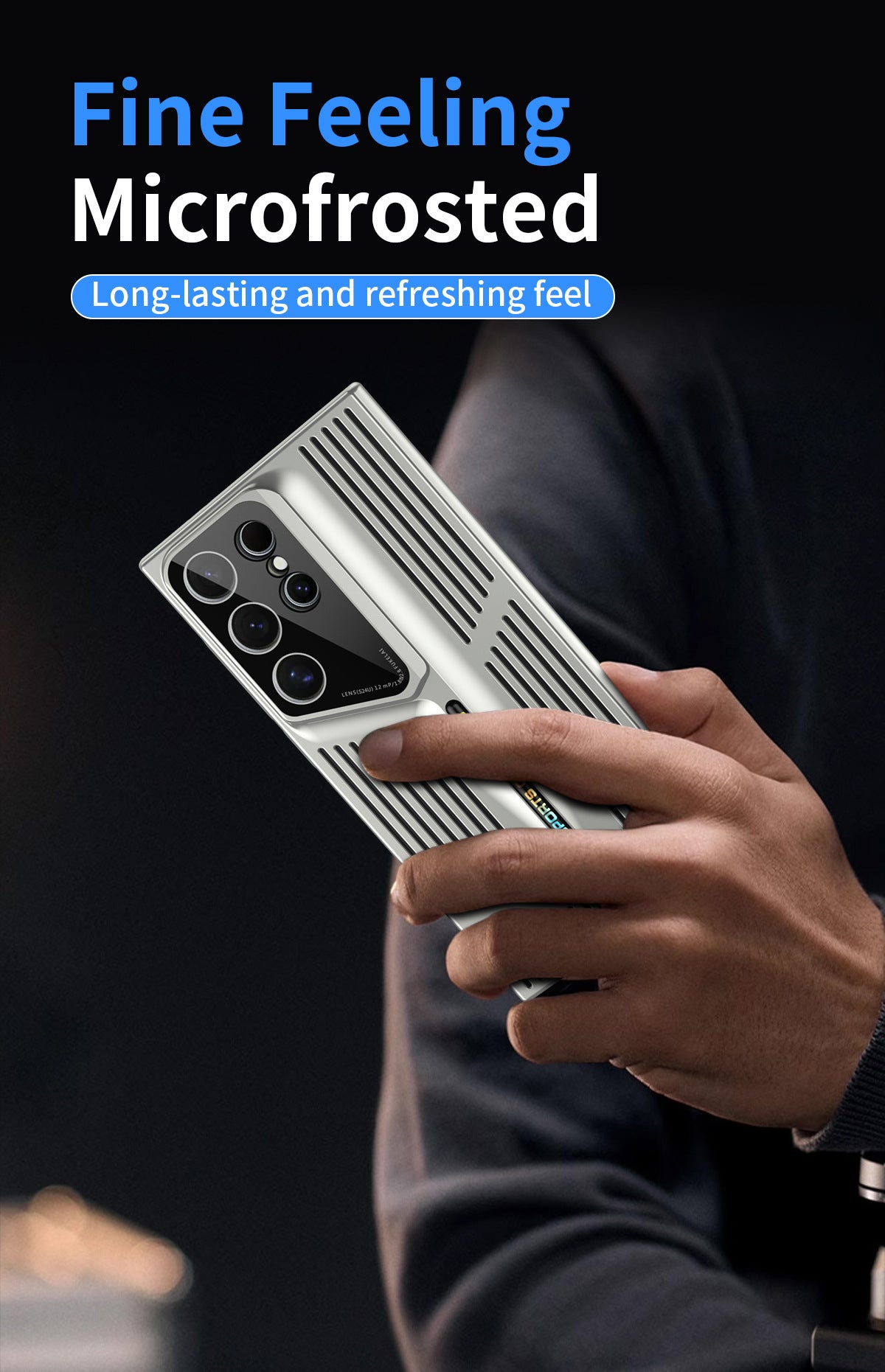 Ultra-Thin Matte Skin Feeling Phone Case for Samsung – Shockproof, Anti-Fingerprint, Frosted Hard Shell