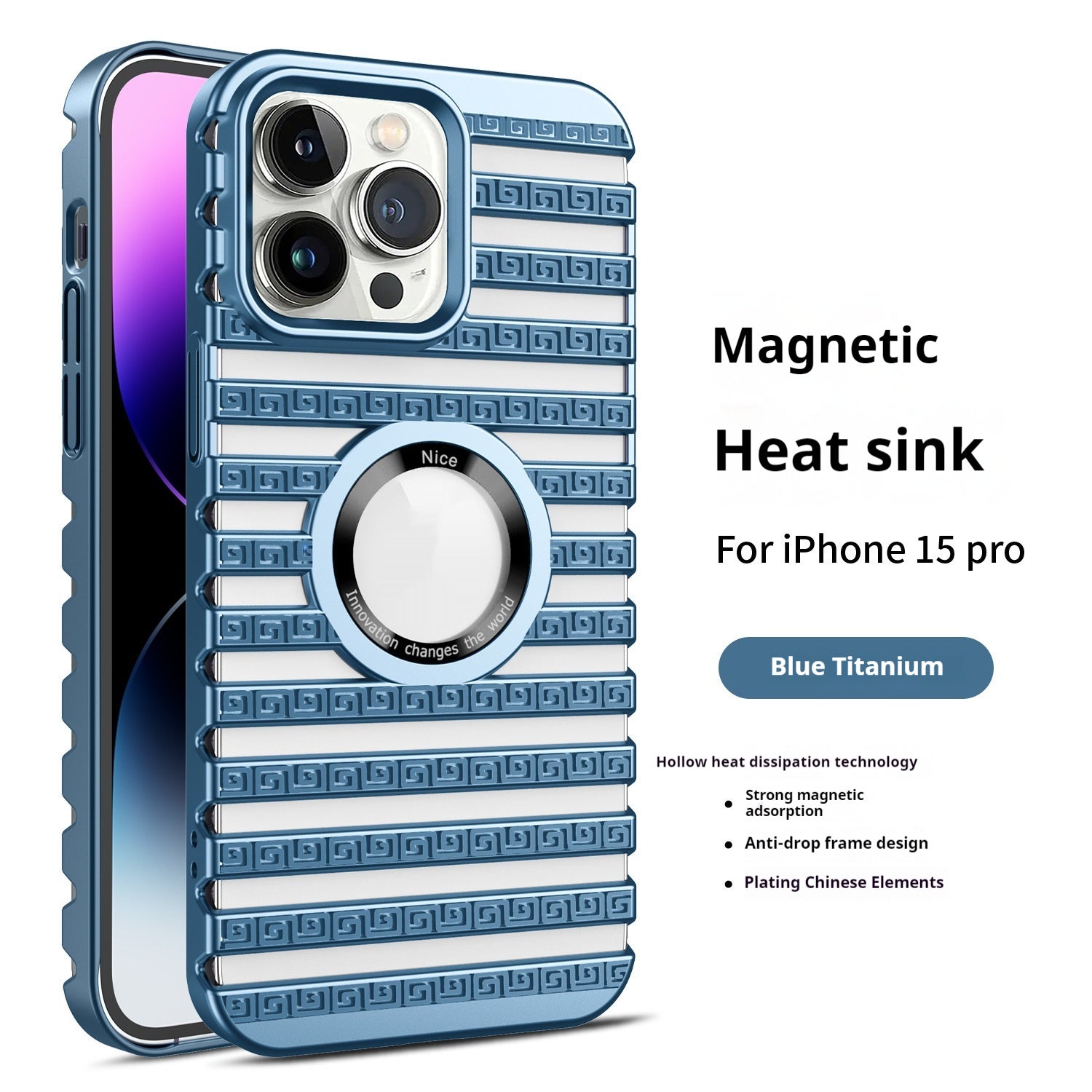 Magnetic Phone Case for iPhone – Heat Dissipation, Shockproof & Stylish Electroplating Design
