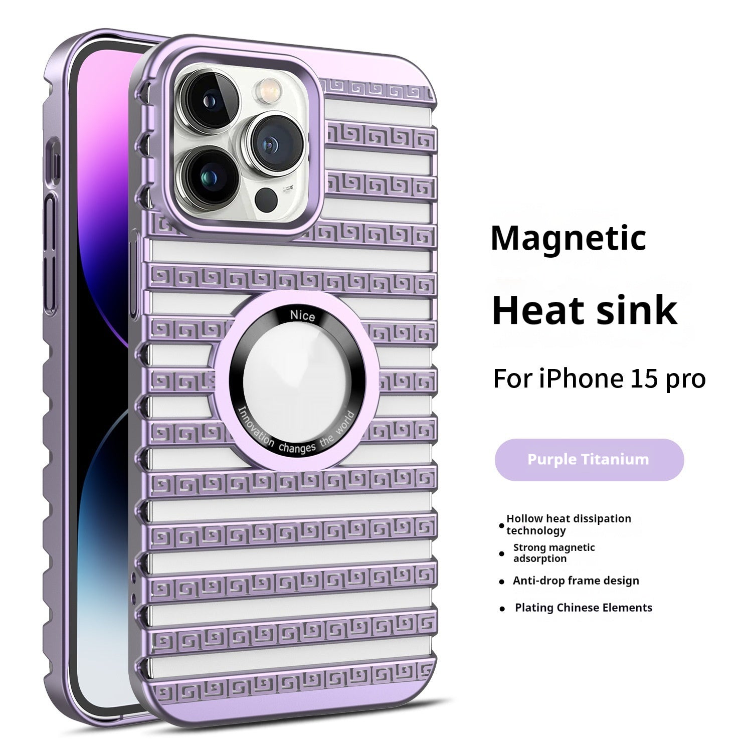 Magnetic Phone Case for iPhone – Heat Dissipation, Shockproof & Stylish Electroplating Design