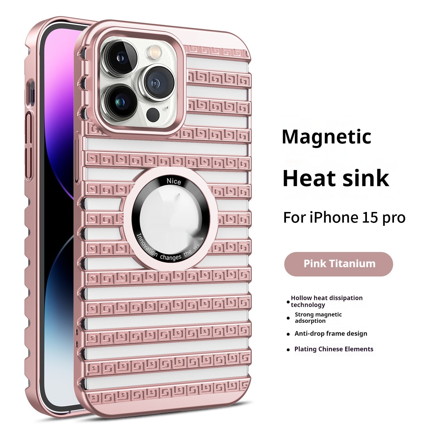 Magnetic Phone Case for iPhone – Heat Dissipation, Shockproof & Stylish Electroplating Design