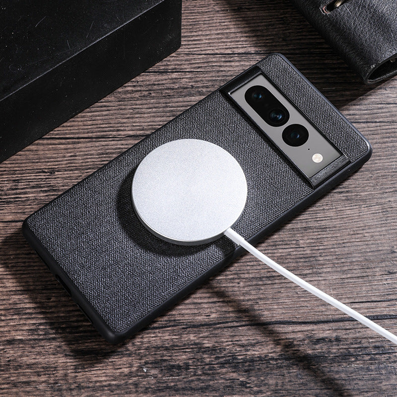 Magnetic Google Pixel Leather Case – All-Inclusive Protection | Multiple Colors, Sleek Design