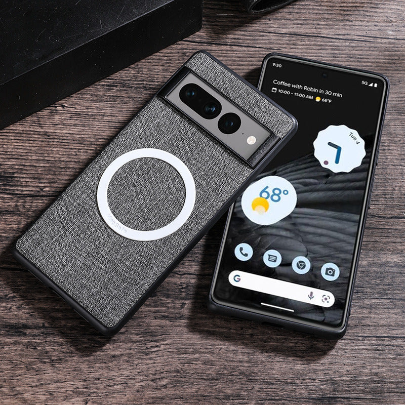 Magnetic Google Pixel Leather Case – All-Inclusive Protection | Multiple Colors, Sleek Design