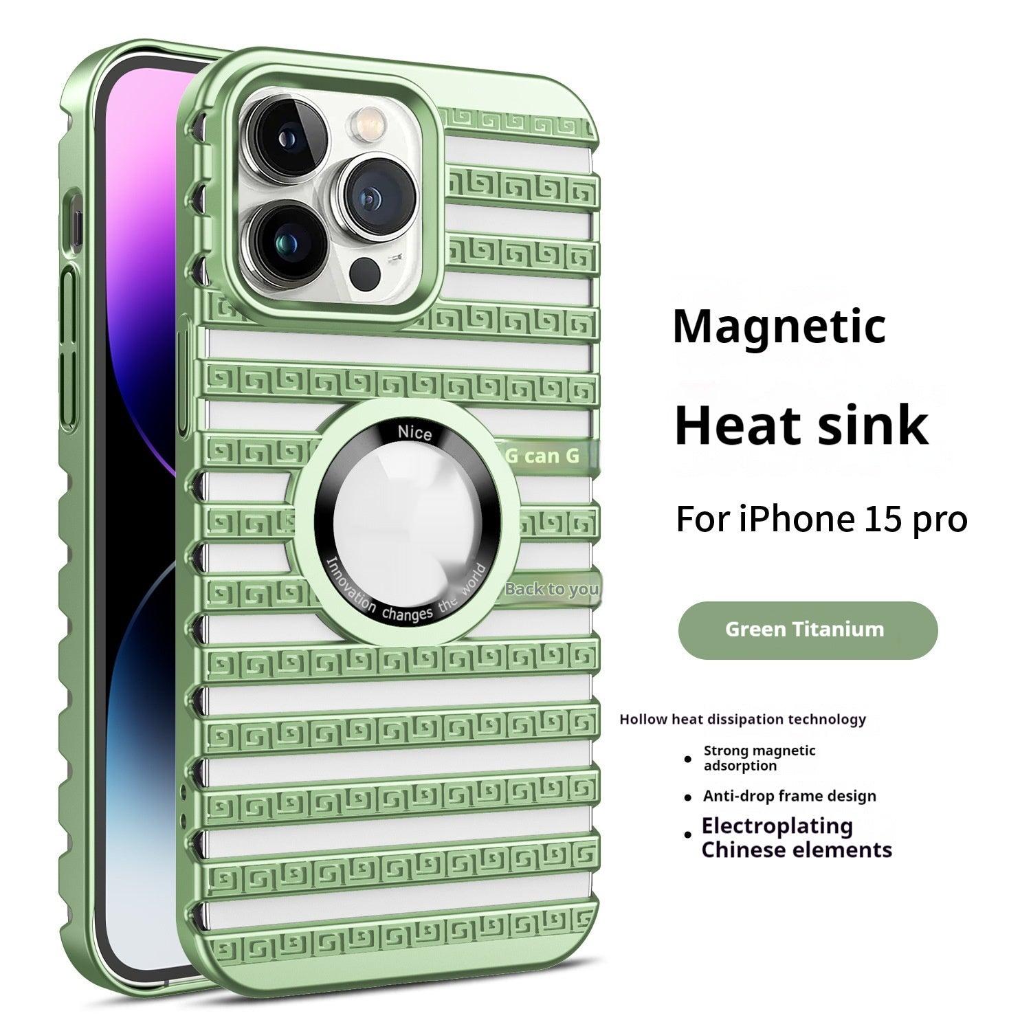 Magnetic Phone Case for iPhone – Heat Dissipation, Shockproof & Stylish Electroplating Design