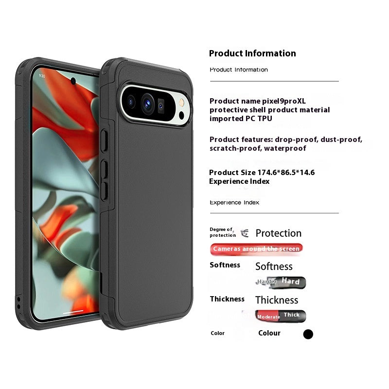Rugged Google Pixel 9 Outdoor Case – Shockproof, Drop-Resistant Protective Cover – TPU Material